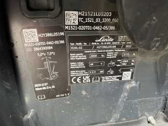 Used Forklift Truck LINDE E20L-02 ELEKTRO DREIRADFRONTSTAPLER (13070217)