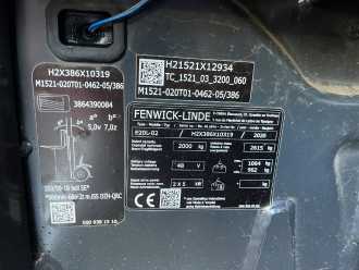 Used Forklift Truck LINDE E20L-02 ELEKTRO DREIRADFRONTSTAPLER (13075444)