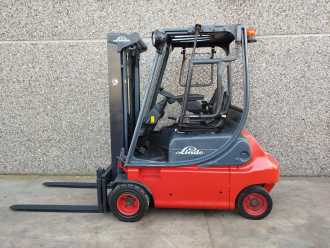 Used Forklift Truck LINDE E20P ELEKTRO VIERRADFRONTSTAPLER (13040178)