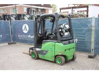 Used Forklift Truck LINDE E20PH-02 ELEKTRO VIERRADFRONTSTAPLER (13041378)