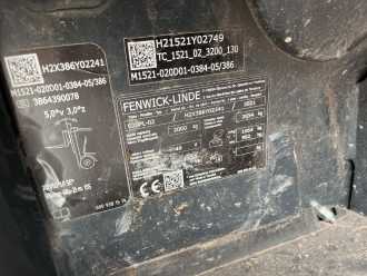 Used Forklift Truck LINDE E20PL-02 ELEKTRO VIERRADFRONTSTAPLER (13050569)