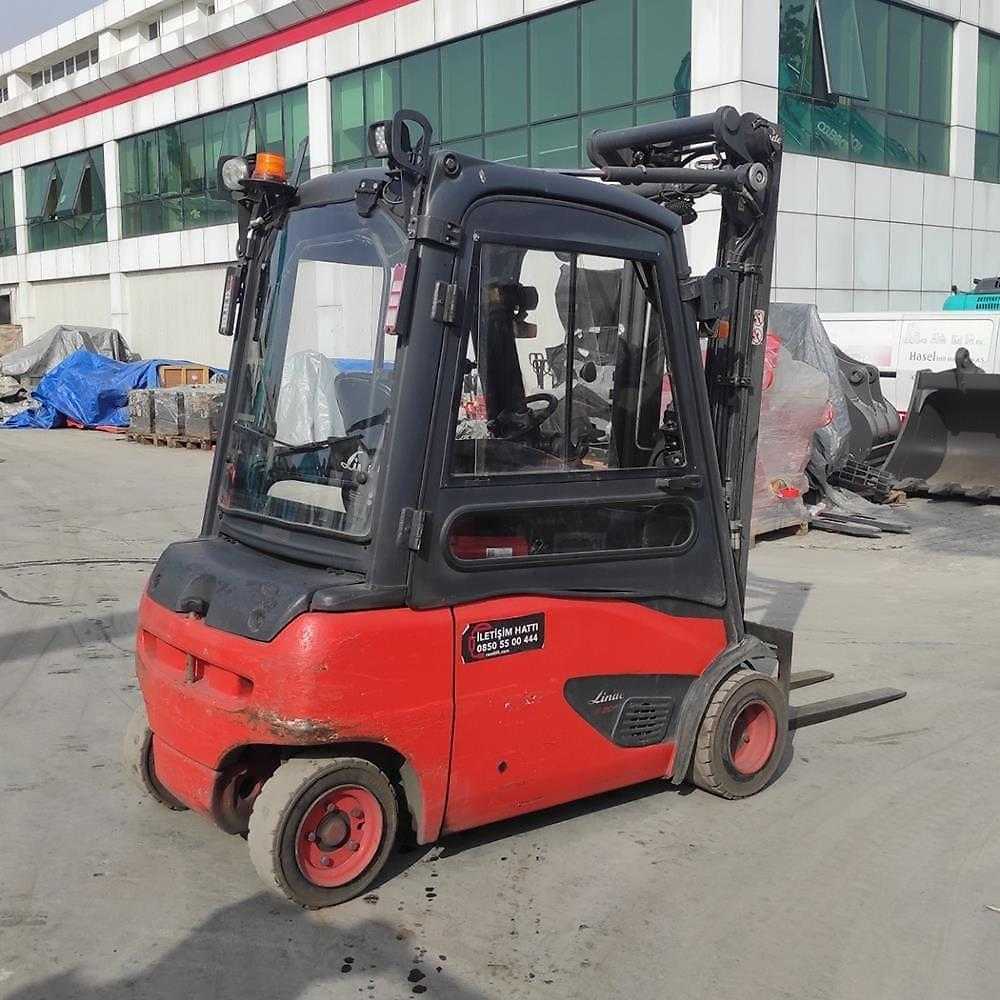 Used Forklift Truck LINDE E20PL-386-02 ELEKTRO VIERRADFRONTSTAPLER (13006528)