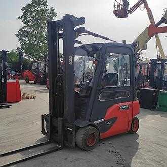 Used Forklift Truck LINDE E20PL-386-02 ELEKTRO VIERRADFRONTSTAPLER (13006528)
