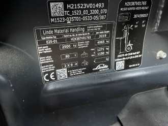 Used Forklift Truck LINDE E25-01 ELEKTRO VIERRADFRONTSTAPLER (13025039)