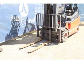 Used Forklift Truck LINDE E25/600-02 ELEKTRO VIERRADFRONTSTAPLER (13041360)