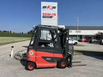 Used Forklift Truck LINDE E25/600H ELEKTRO VIERRADFRONTSTAPLER (13052042)