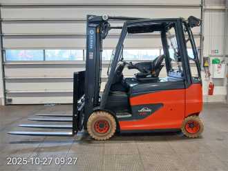 Used Forklift Truck LINDE E25/600HL ELEKTRO VIERRADFRONTSTAPLER (13043676)