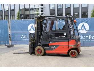 Used Forklift Truck LINDE E25L-01 ELEKTRO VIERRADFRONTSTAPLER (13050037)