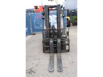 Used Forklift Truck LINDE E25L-01 ELEKTRO VIERRADFRONTSTAPLER (13050037)