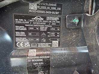 Used Forklift Truck LINDE E30HL-01/600 ELEKTRO VIERRADFRONTSTAPLER (13052430)