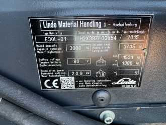 Used Forklift Truck LINDE E30L ELEKTRO VIERRADFRONTSTAPLER (13068466)
