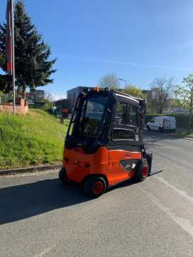 Used Forklift Truck LINDE E35HL-01 ELEKTRO VIERRADFRONTSTAPLER (13025011)