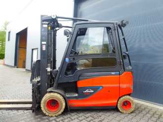 Used Forklift Truck LINDE E35HL-01 ELEKTRO VIERRADFRONTSTAPLER (13044562)