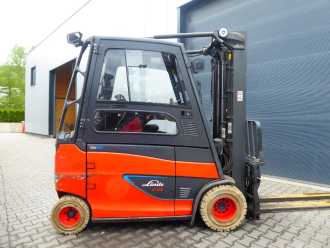 Used Forklift Truck LINDE E35HL-01 ELEKTRO VIERRADFRONTSTAPLER (13044562)
