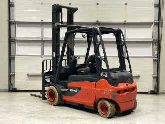 Used Forklift Truck LINDE E35L-01 ELEKTRO VIERRADFRONTSTAPLER (13026049)