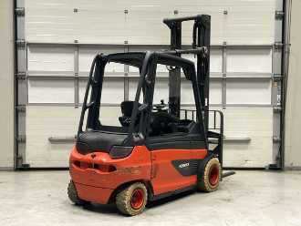 Used Forklift Truck LINDE E35L-01 ELEKTRO VIERRADFRONTSTAPLER (13026049)