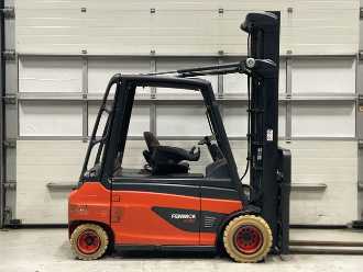 Used Forklift Truck LINDE E35L-01 ELEKTRO VIERRADFRONTSTAPLER (13026049)