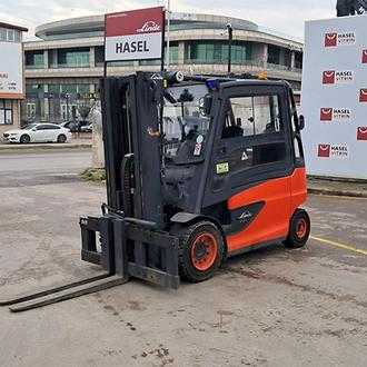 Used Forklift Truck LINDE E40/600L-388 ELEKTRO VIERRADFRONTSTAPLER (13003544)