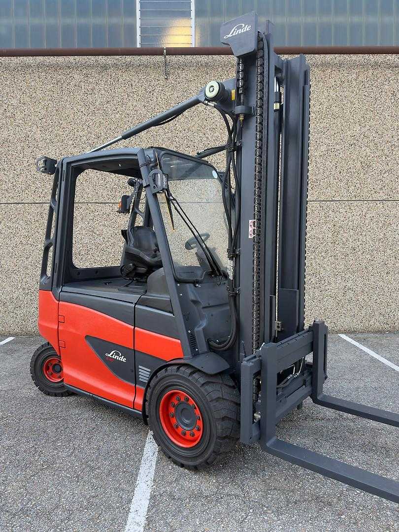 Used Forklift Truck LINDE E40H 388 ELEKTRO VIERRADFRONTSTAPLER (13049636)