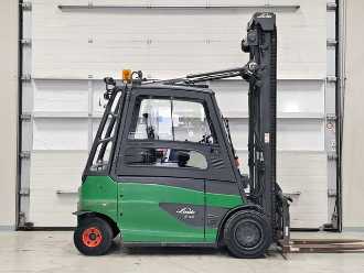 Used Forklift Truck LINDE E45HL-01/600 ELEKTRO VIERRADFRONTSTAPLER (13058584)