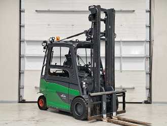 Used Forklift Truck LINDE E45HL-01/600 ELEKTRO VIERRADFRONTSTAPLER (13058584)