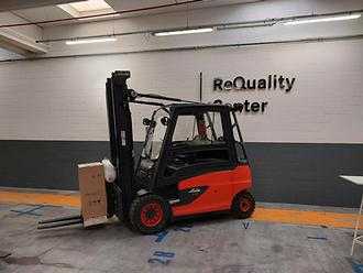 Used Forklift Truck LINDE E50/600 HL ELEKTRO VIERRADFRONTSTAPLER (13032687)