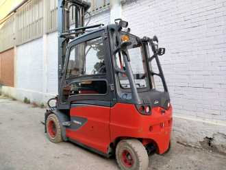 Used Forklift Truck LINDE E50/600H ELEKTRO VIERRADFRONTSTAPLER (13067388)