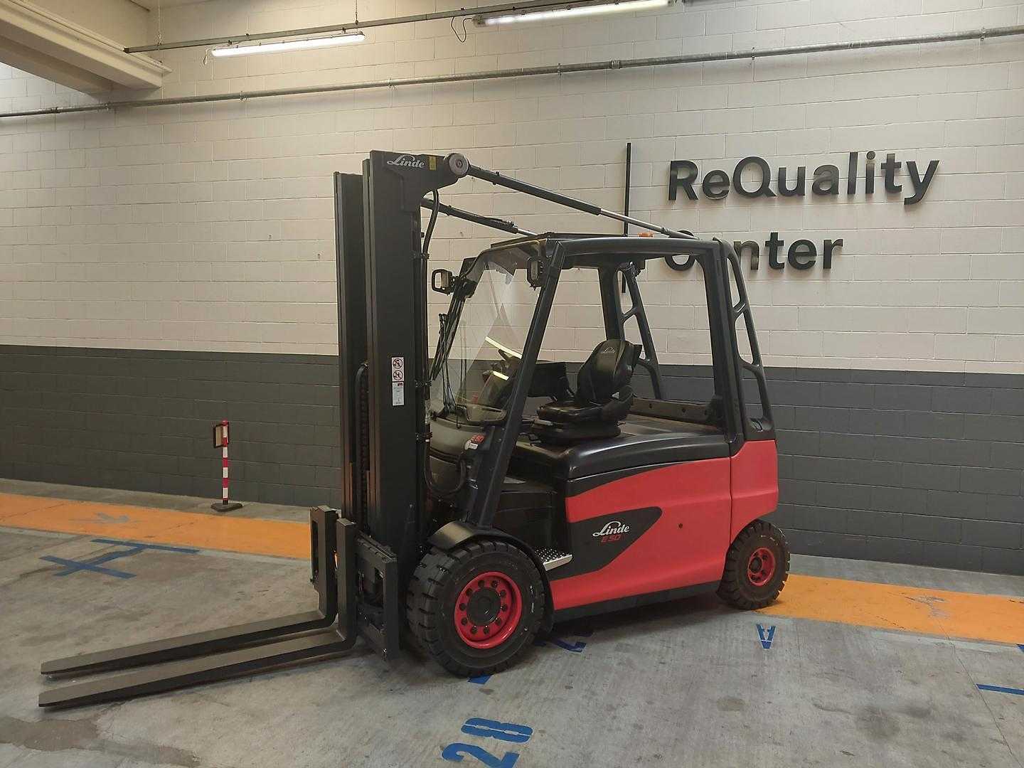Used Forklift Truck LINDE E50 HL ELEKTRO VIERRADFRONTSTAPLER (13063725)