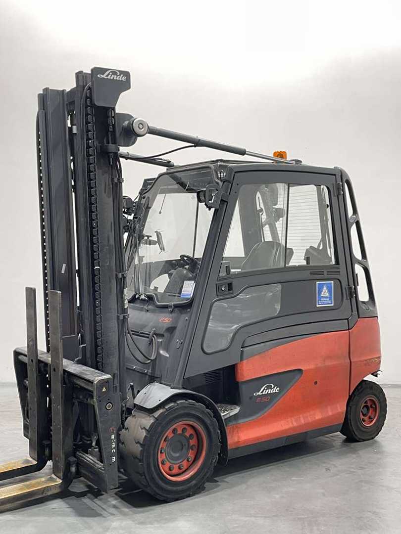 Used Forklift Truck LINDE E50HL-01/600-388 ELEKTRO VIERRADFRONTSTAPLER (12997399)