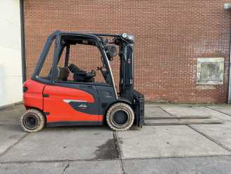 Used Forklift Truck LINDE E50HL-01 ELEKTRO VIERRADFRONTSTAPLER (13023650)