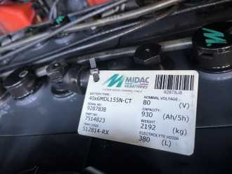 Used Forklift Truck LINDE E50HL-01 ELEKTRO VIERRADFRONTSTAPLER (13028733)