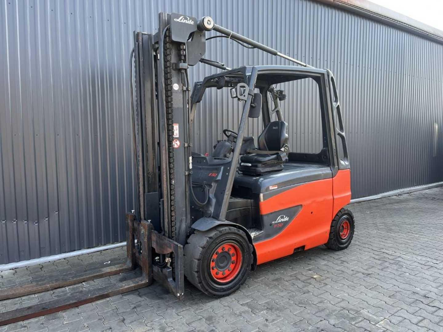 Used Forklift Truck LINDE E50HL-01 ELEKTRO VIERRADFRONTSTAPLER (13032315)