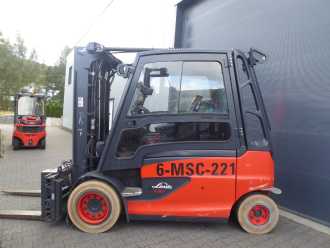 Used Forklift Truck LINDE E50HL-01 ELEKTRO VIERRADFRONTSTAPLER (13069408)