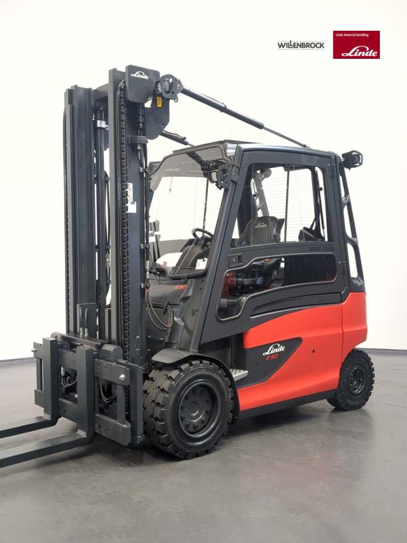 Used Forklift Truck LINDE E50HL-388-01 ELEKTRO VIERRADFRONTSTAPLER (13004370)