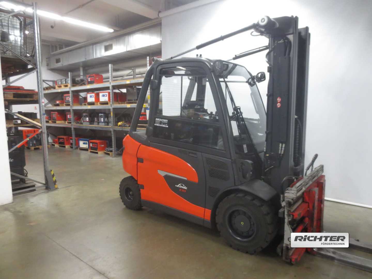 Used Forklift Truck LINDE E50HL ELEKTRO VIERRADFRONTSTAPLER (12856528)