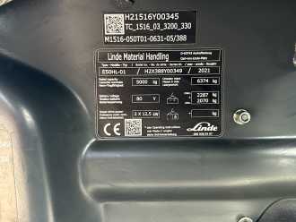 Used Forklift Truck LINDE E50HL ELEKTRO VIERRADFRONTSTAPLER (13043770)