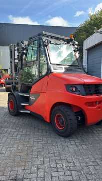 Used Forklift Truck LINDE E80-01/900 ELEKTRO VIERRADFRONTSTAPLER (13059810)