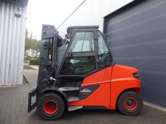 Used Forklift Truck LINDE E80-01/900 ELEKTRO VIERRADFRONTSTAPLER (13074828)