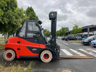 Used Forklift Truck LINDE E80/900 ELEKTRO VIERRADFRONTSTAPLER (13070687)