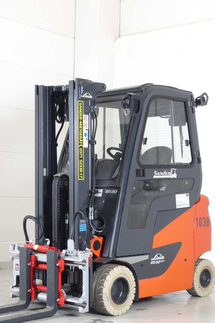 Used Forklift Truck LINDE EG 20 PH 1275-02 ELEKTRO VIERRADFRONTSTAPLER (12937347)