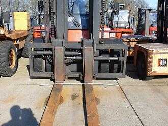 Used Forklift Truck LINDE H 120 D DIESEL VIERRADFRONTSTAPLER (11733961)
