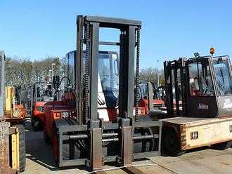 Used Forklift Truck LINDE H 120 D DIESEL VIERRADFRONTSTAPLER (11733961)