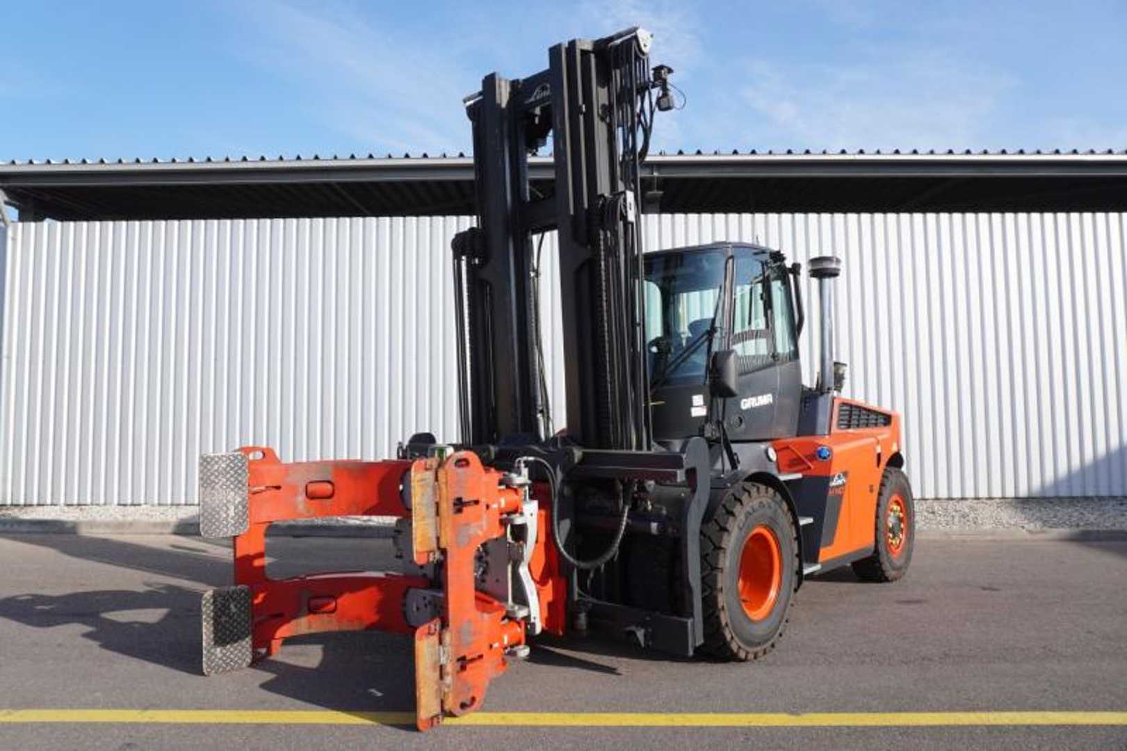 Used Forklift Truck LINDE H 140 D/600 1401 DIESEL VIERRADFRONTSTAPLER (13060781)