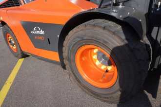 Used Forklift Truck LINDE H 140 D/600 1401 DIESEL VIERRADFRONTSTAPLER (13060781)