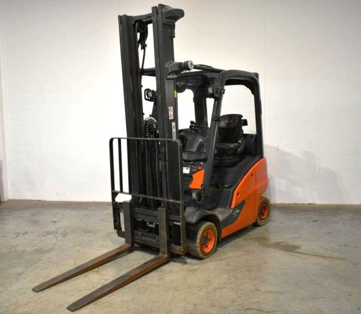 Used Forklift Truck LINDE H 16 T EVO 391-00 GAS VIERRADFRONTSTAPLER (13050214)