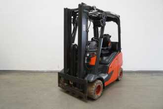 Used Forklift Truck LINDE H 18 T EVO 391-00 GAS VIERRADFRONTSTAPLER (13053501) backdrop