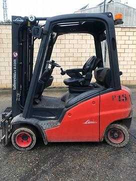 Used Forklift Truck LINDE H-18D DIESEL VIERRADFRONTSTAPLER (12391943)