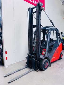 Used Forklift Truck LINDE H 20 D Kabine DIESEL VIERRADFRONTSTAPLER (13061207) backdrop