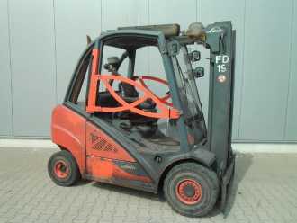 Used Forklift Truck LINDE H 25 D-02 / 600 DIESEL VIERRADFRONTSTAPLER (13065488)