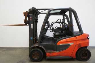 Used Forklift Truck LINDE H 25 D 1202 DIESEL VIERRADFRONTSTAPLER (13075104)